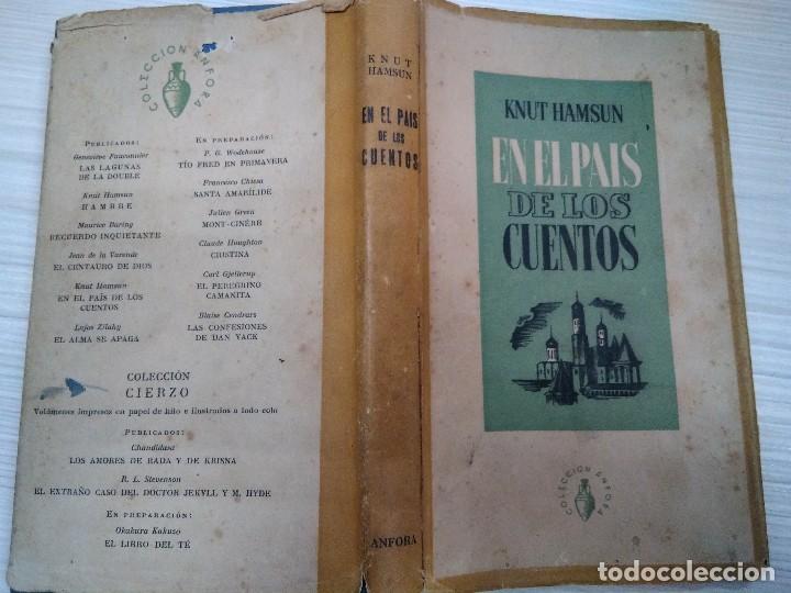 Libros: En el pa&iacute;s de los cuentos. Knut Hamsun. 1943. - Foto 2