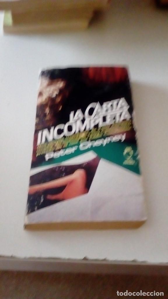 Libros: C-20 LIBRO LA CARTA INCOMPLETA PETER CHEYNEY - Foto 1
