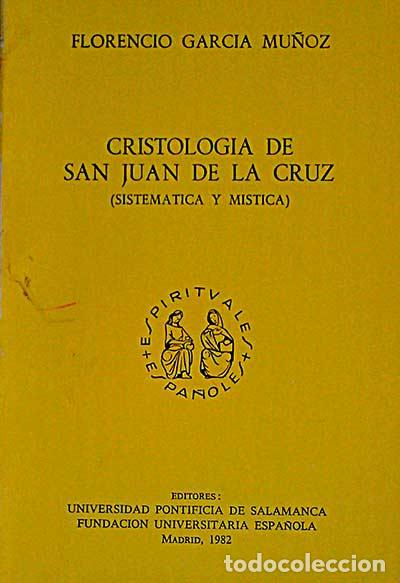 books: Cristología de San Juan de la Cruz - Florencio García Muñoz