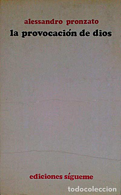 Libros: La provocaci&oacute;n de Dios - Alessandro Pronzato - Foto 1
