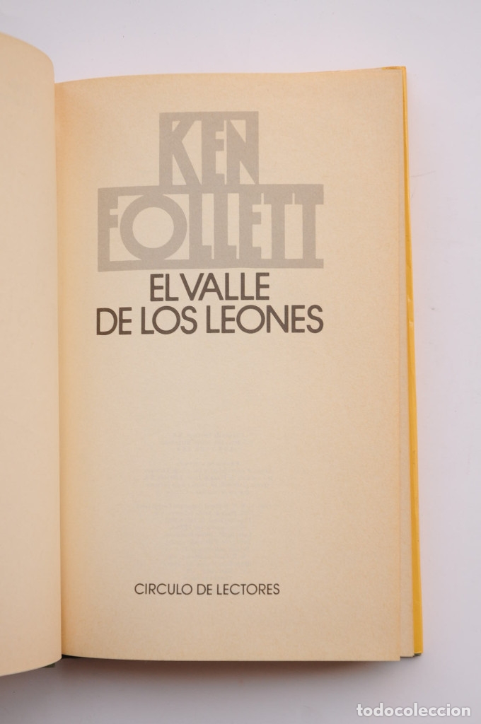 Libros: El valle de los leones - FOLLETT, Ken - Foto 4