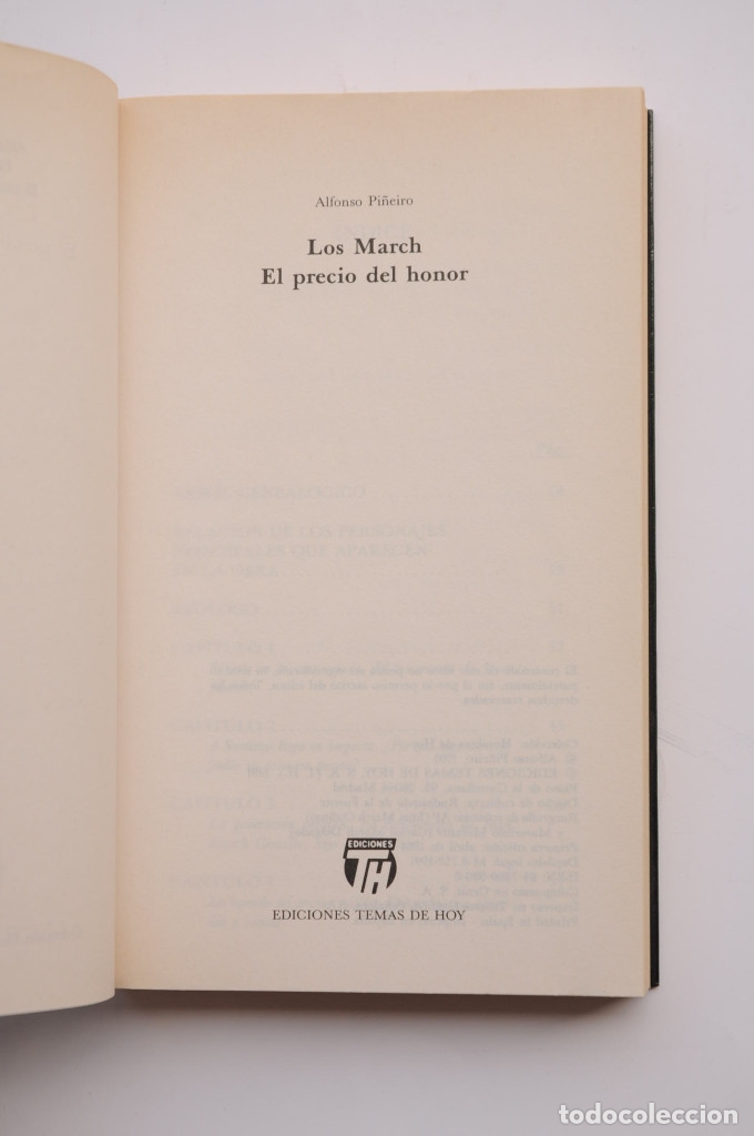Libros: Los March. El precio del honor - PI&Ntilde;EIRO, Alfonso - Foto 2