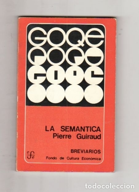 Libros: SEMANTICA - LA - GUIRAUD, PIERRE - Foto 1