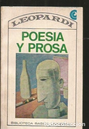 Libros: POESIA Y PROSA - LEOPARDI - Foto 2