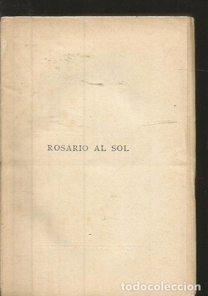 Libros: ROSARIO AL SOL - JAMMES, FRANCIS - Foto 2