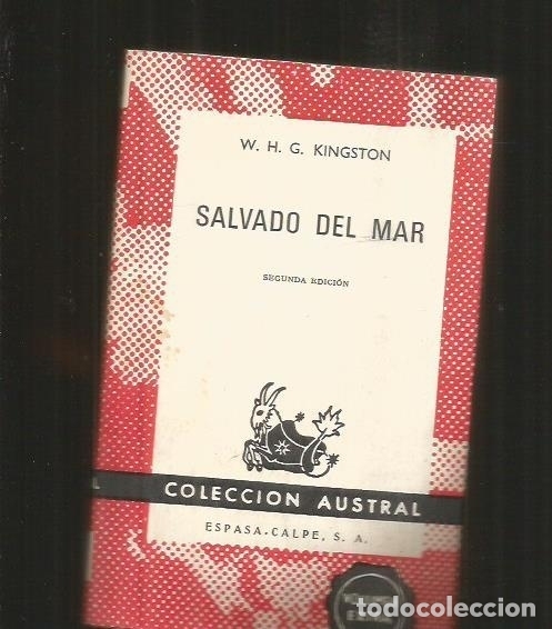 Libros: SALVADO DEL MAR - KINGSTON, W. H. G. - Foto 2