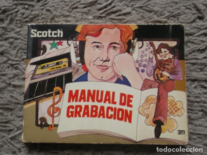 Libros: MANUAL DE GRABACION-SCOTCH - Foto 1