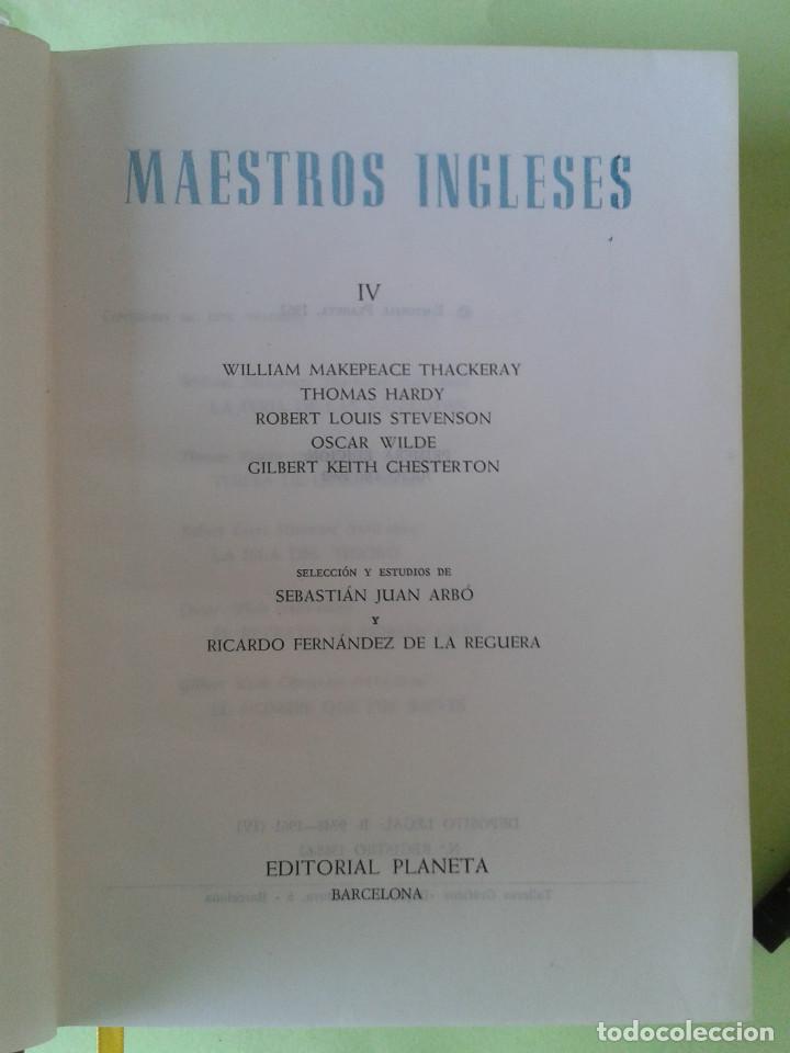 Libros: MAESTROS INGLESES. TOMO IV. Ed. PLANETA - Foto 5