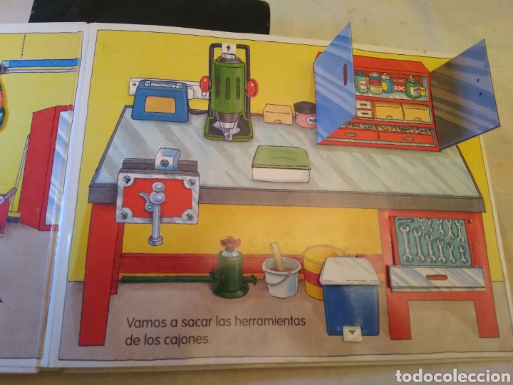 Libros: El Taller Libro con pop-ups para peque&ntilde;os mec&aacute;nicos de Steve Augarde - Foto 2