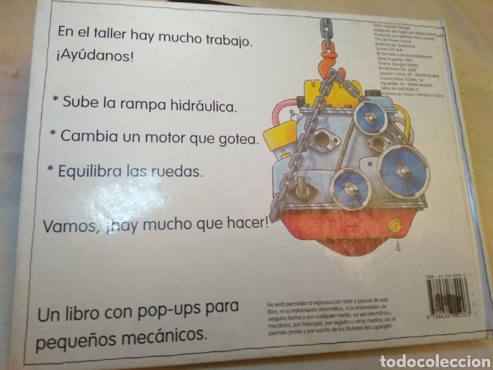 Libros: El Taller Libro con pop-ups para peque&ntilde;os mec&aacute;nicos de Steve Augarde - Foto 4