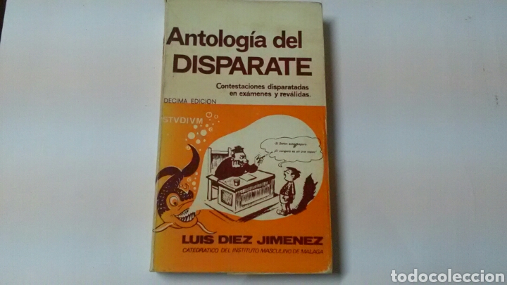 Libros: ANTOLOG&Iacute;A DEL DISPARATE .Luis D&iacute;ez Jim&eacute;nez .Ed.Studium . - Foto 1