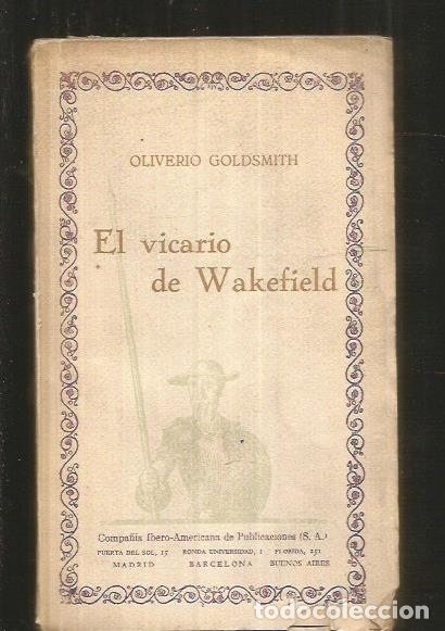 Libros: VICARIO DE WAKEFIELD - EL - GOLDSMITH, OLIVERIO - Foto 2