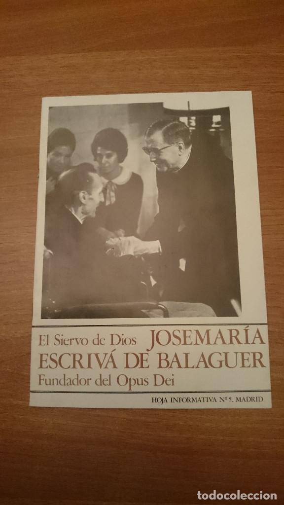 Libros: EL SIERVO DE DIOS - JOSEMARIA ESCRIVA DE BALAGUER . - Foto 1