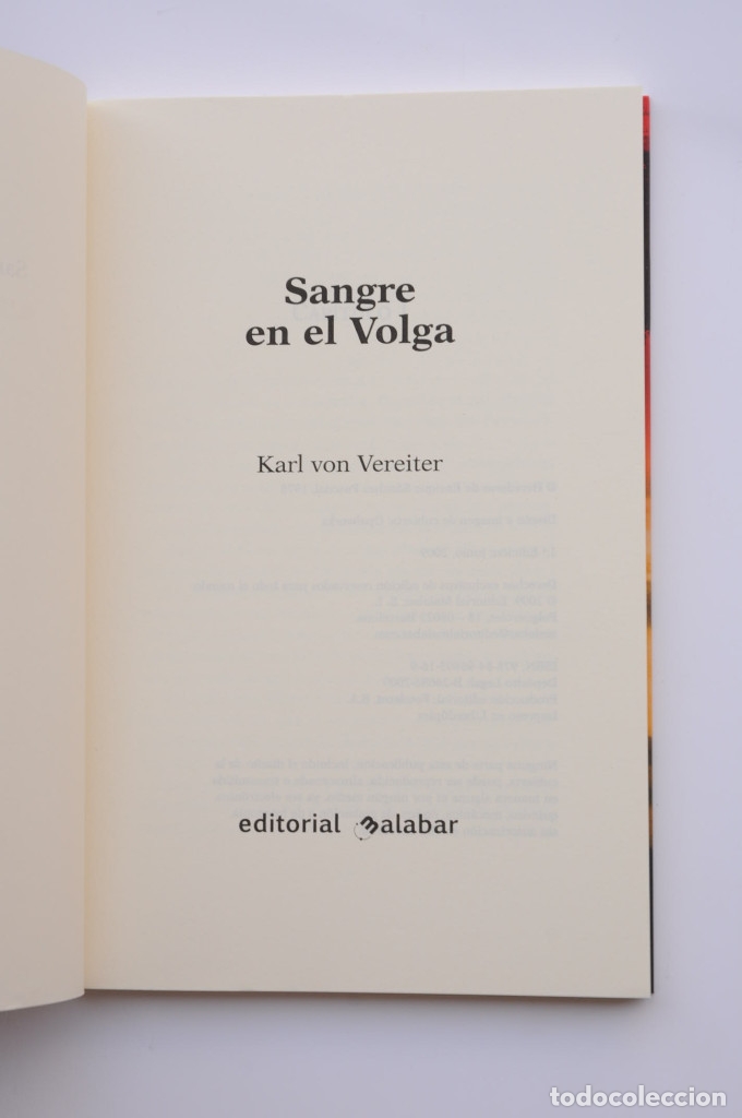 Libros: Sangre en el Volga - VEREITER, Karl von - Foto 3