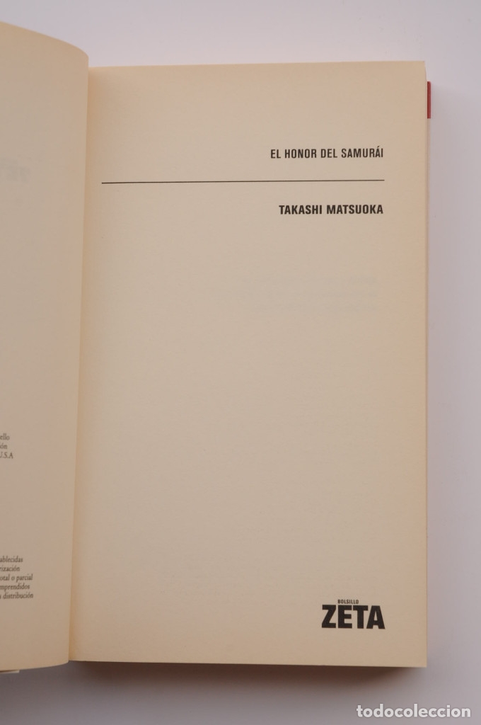 Libros: El honor del Samur&aacute;i - MATSUOKA, Takashi - Foto 2