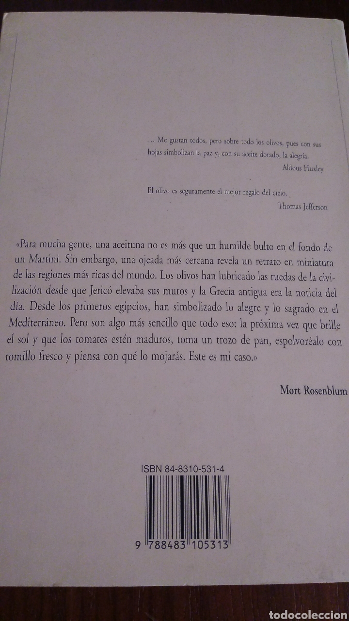 Libros: La aceituna. Mort Rosenblum - Foto 2