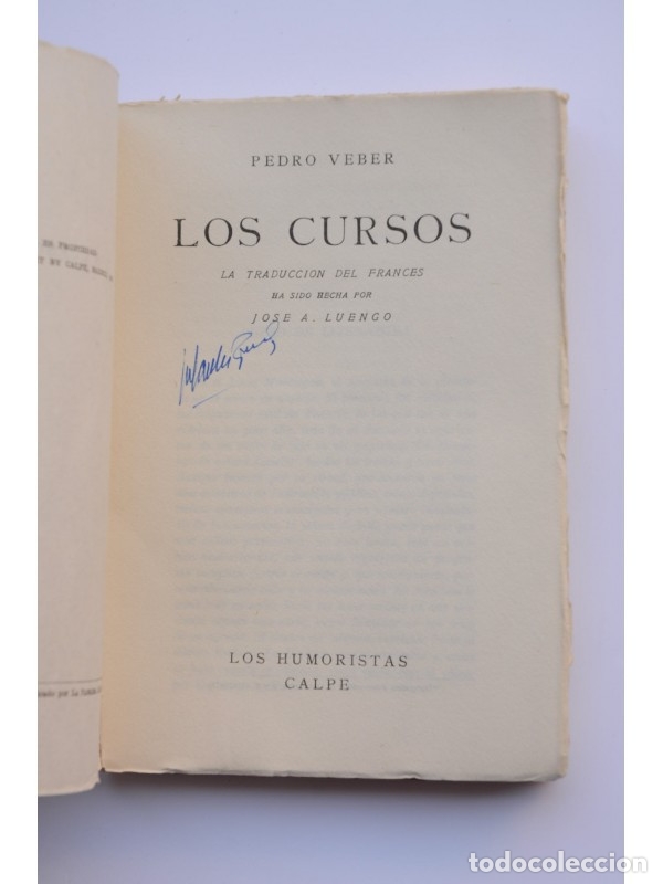 Libros: Los cursos - VEBER, Pedro - Foto 2