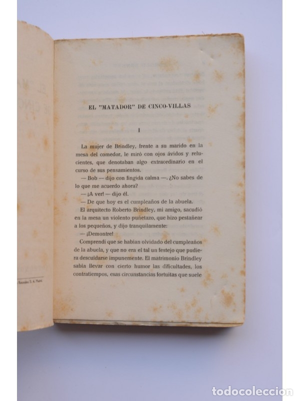 Libros: El matador de Cinco-Villas - ARNOL-BENNET, Enoch - Foto 3