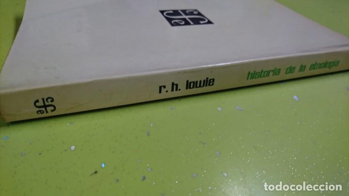 Libros: HISTORIA DE LA ETNOLOGIA, R. H. LOWIE - Foto 5