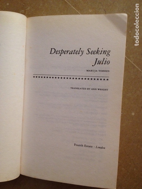 Libros: Desperately seeking Julio (Maruja Torres) - Foto 2