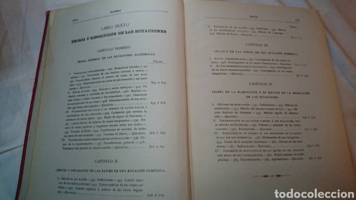 Libros: Algebra, por Ignacio Salinas y Ben&iacute;tez, 1946 - Foto 4