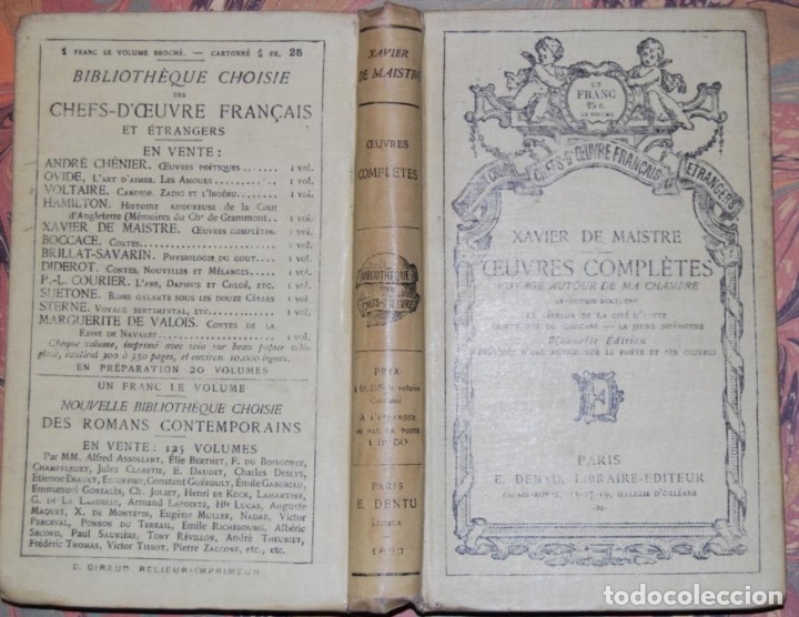 Libros: OEUVRES COMPLETES. Nouvelle edition precedee dune notice - MAISTRE, Comte Xavier de - Foto 1