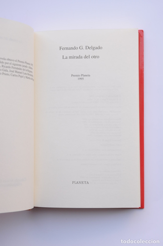 Libros: La mirada del otro - DELGADO, Fernando - Foto 3