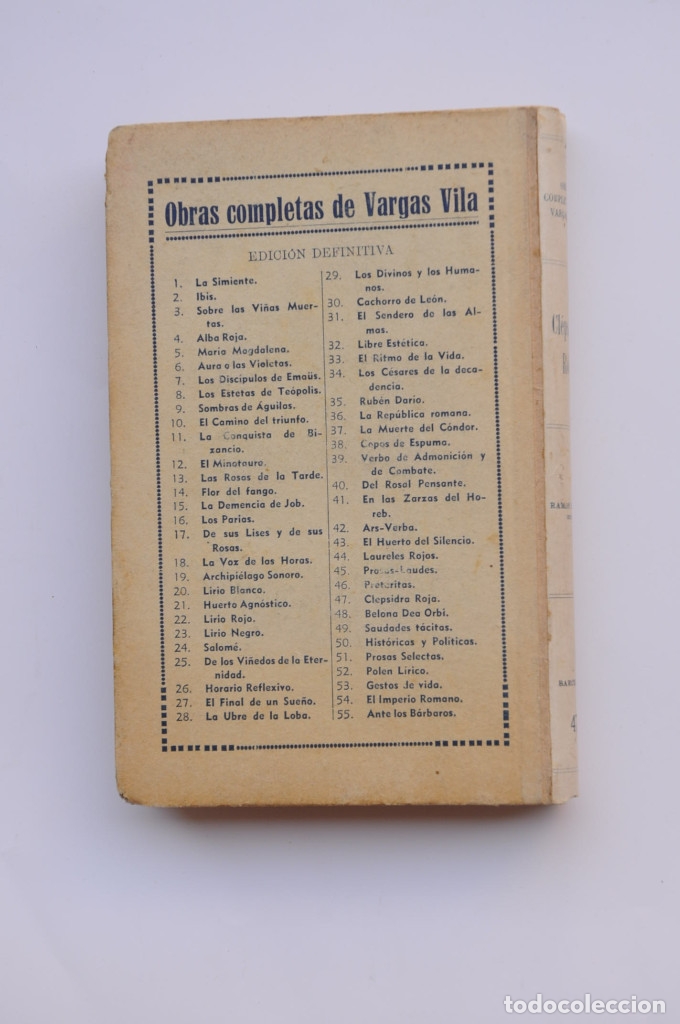 Libros: Cl&eacute;psidra Roja - VARGAS VILA, Jos&eacute; Mar&iacute;a - Foto 3