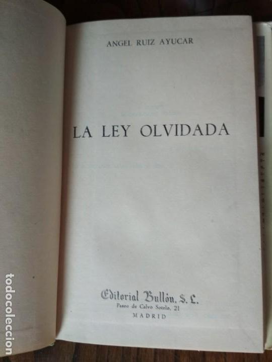 Libros: LA LEY OLVIDADA - ANGEL RUIZ AYUCAR - Foto 3