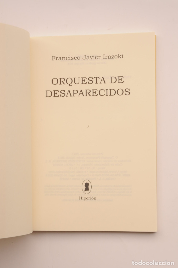 Libros: Orquesta de desaparecidos - IRAZOKI, Francisco Javier - Foto 2
