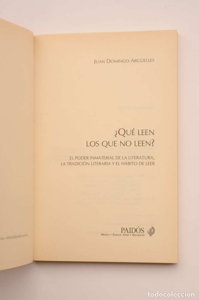 Libros: &iquest;Qu&eacute; leen los que no leen?. El poder material de la literatura, la tradici&oacute;n literaria y el h&aacute;bito d - Foto 2