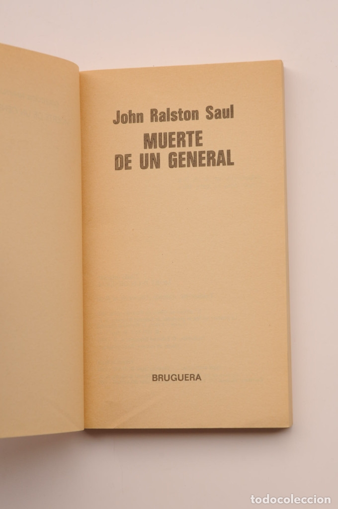 Libros: Muerte de un general - SAUL, John Ralston - Foto 2