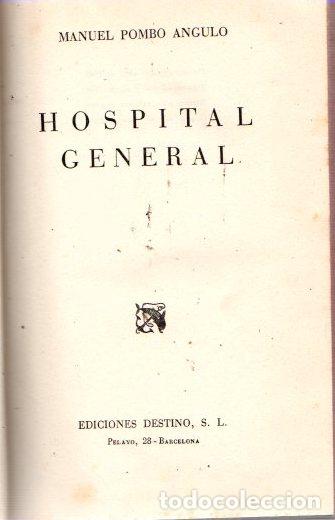 Libros: Hospital General - Pombo Angulo, Manuel - Foto 1