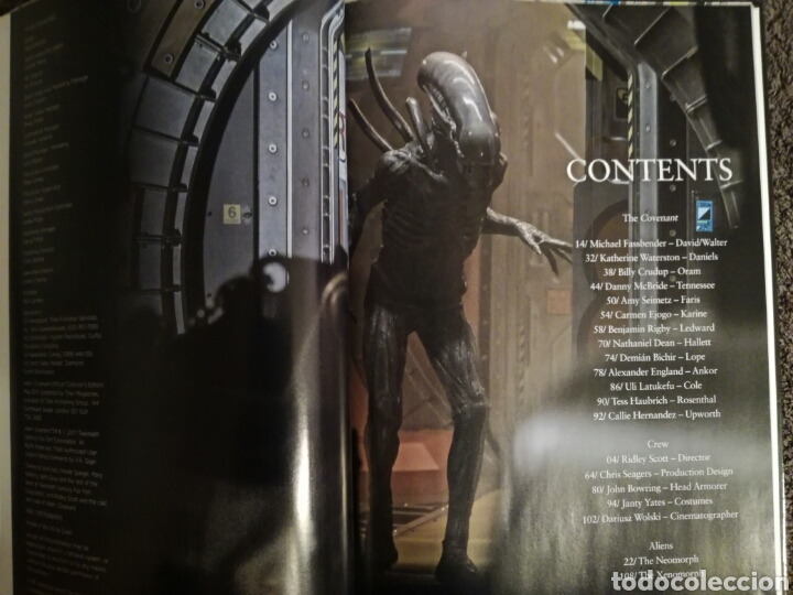 Libros: ALIEN Covenant Behind the Scenes de Ridley Scott Saga Aliens - Foto 3