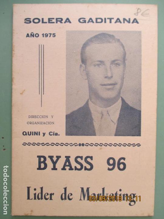 Libros: SOLERA GADITANA. A&Ntilde;O 1975. DIRECCI&Oacute;N Y ORGANIZACI&Oacute;N QUINI Y C&Iacute;A. BYASS 96. LIDER DE MARKETING