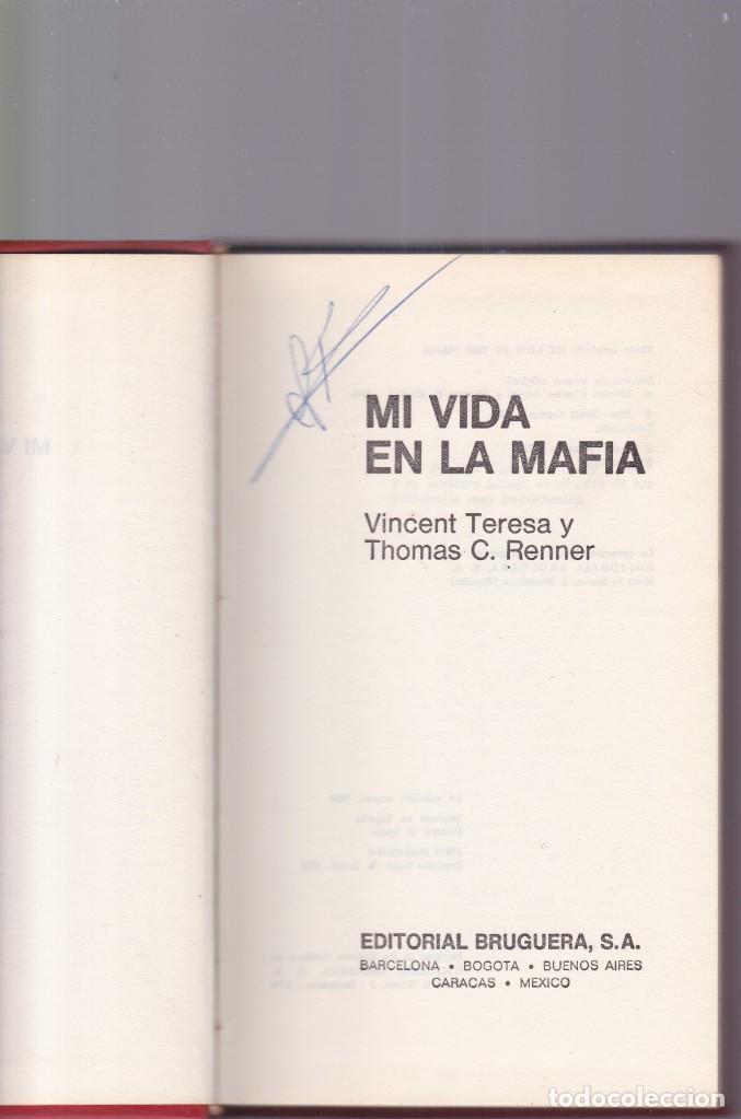 Libros: V.V.A.A. - MI VIDA EN LA MAFIA - EDITORIAL BRUGUERA 1973 - Foto 2