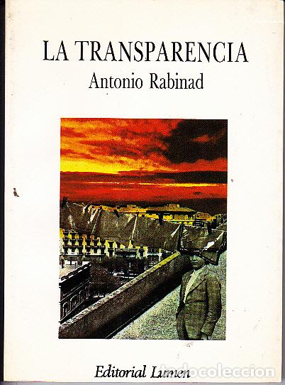 Libros: LA TRANSPARENCIA. - RABINAD, Antonio. - Foto 1