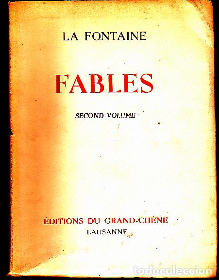 Libros: FABLES. - LA FONTAINE, Jean de. - Foto 1