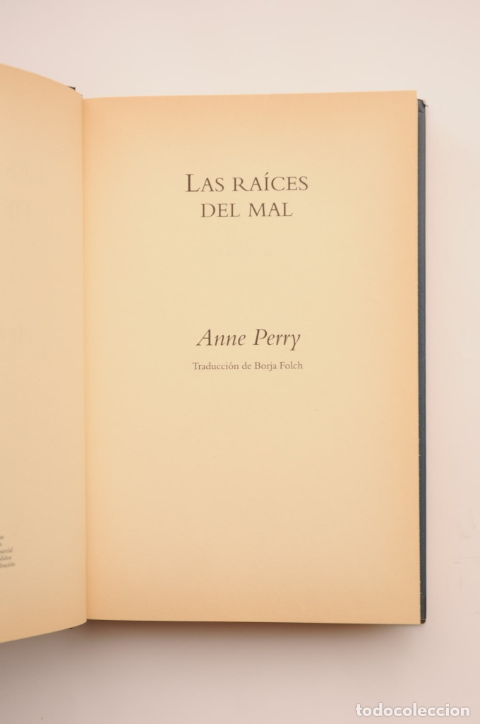 Libros: las ra&iacute;ces del mal - PERRY, Anne - Foto 3