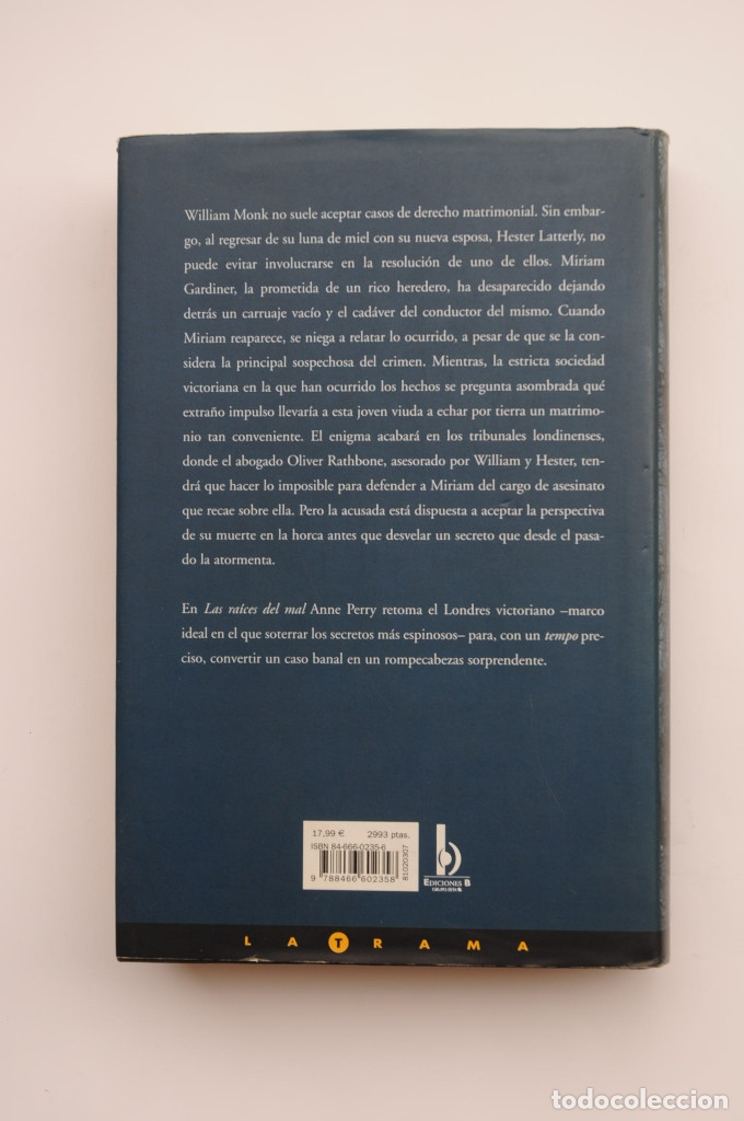 Libros: las ra&iacute;ces del mal - PERRY, Anne - Foto 4