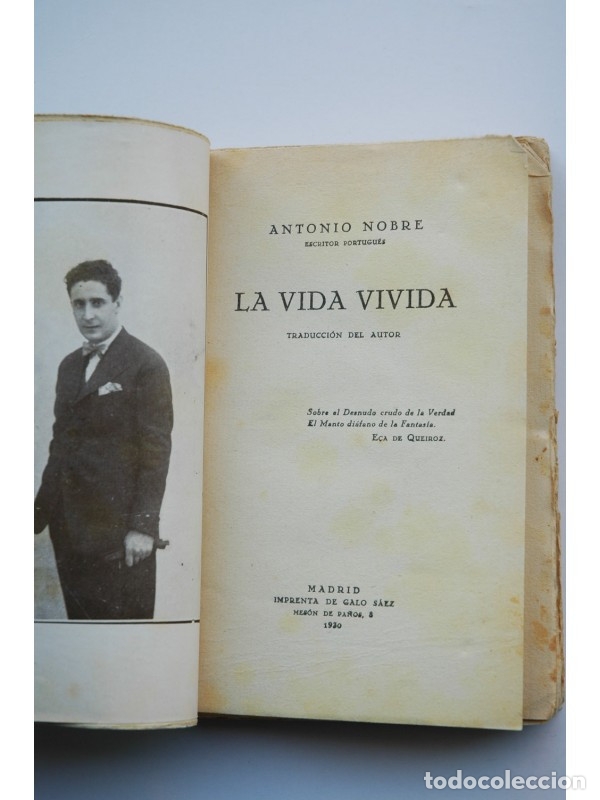 Libros: La vida vivida - NOBRE, Antonio - Foto 3