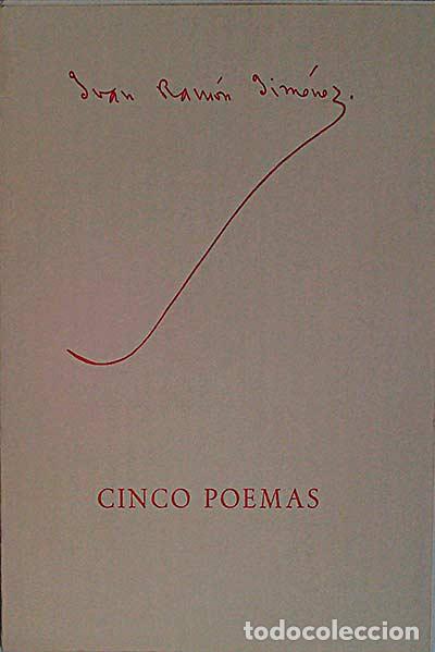 Libros: Cinco poemas - Jim&eacute;nez, Juan Ram&oacute;n - Foto 1