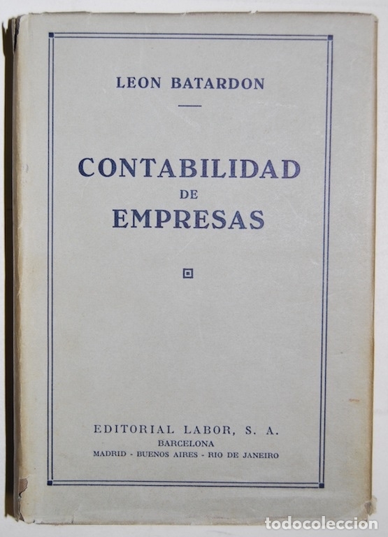 Libros: CONTABILIDAD DE EMPRESAS - BATARDON, Le&oacute;n - Foto 1