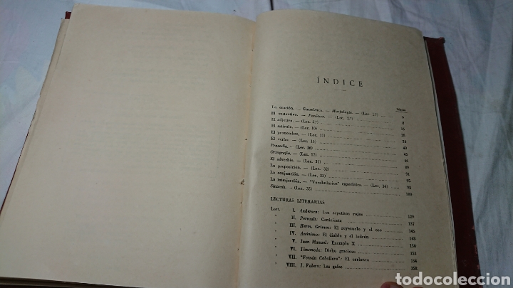 Libros: Gram&aacute;tica Espa&ntilde;ola - Plan Bachillerato 1957 - Foto 4