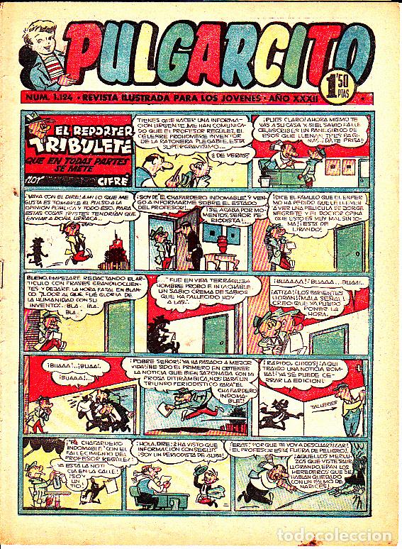 Libri di seconda mano: PULGARCITO. A&Ntilde;O XXXI. NUM. 1124. - REVISTA.