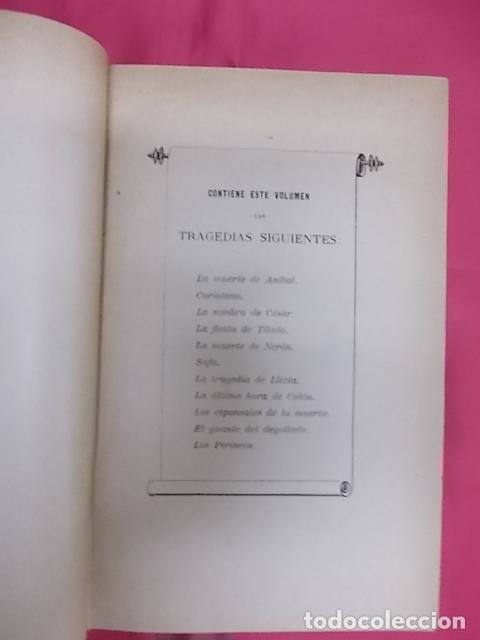 Libros: VICTOR BALAGUER. TRAGEDIAS. MADRID. 1898 - Foto 4
