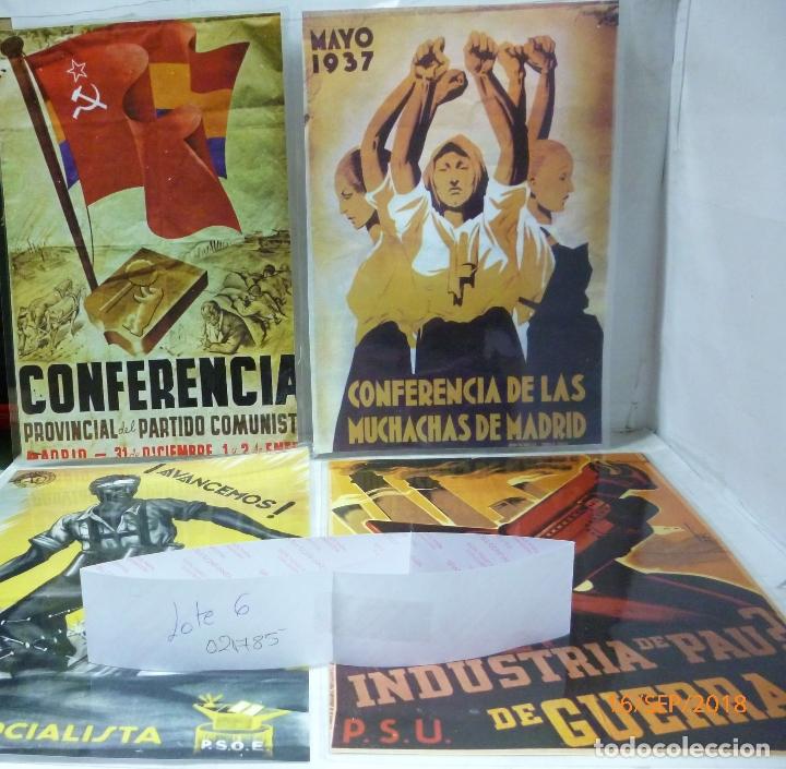 Livros em segunda m&atilde;o: CARTELES DE LA GUERRA CIVIL (4 COPIAS DE LOS ORIGINALES PLASTIFICADOS-LOTE N&ordm; 6 )