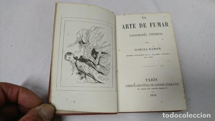 Libros: EL ARTE DE FUMAR, TABACOLOGIA UNIVERSAL, 1881 - Foto 7