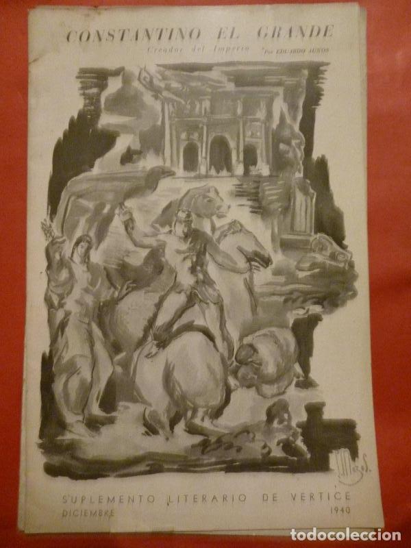 Libros: CONSTANTINO EL GRANDE, Creador del Imperio. - (V&eacute;rtice) AUNOS, Eduardo. - Foto 1
