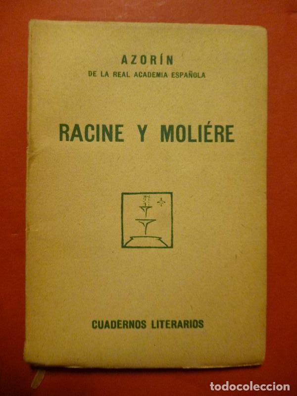 Libros: RACINE Y MOLI&Egrave;RE. - AZOR&Iacute;N. - Foto 1